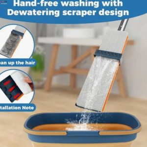 Hands Free Mop and Foldable Bucket Set