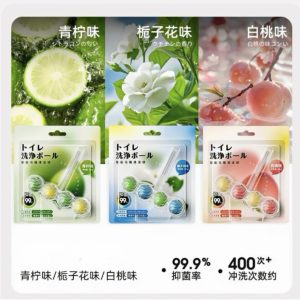 Toilet Bowl Cleaner (White peach/ Lemon/ Gardenia) - 2pcs